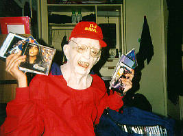 djbrian wearing 'DJ' Brian hat