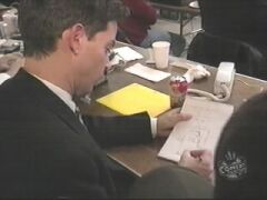 Vance is drawing a Robot.