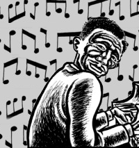 Rob Vollmar and Pablo G. Callejo's BLUESMAN BOOK ONE; art by Pablo G. Callejo