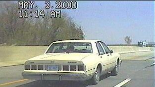 (Image: Mary driving my old car back to New York)